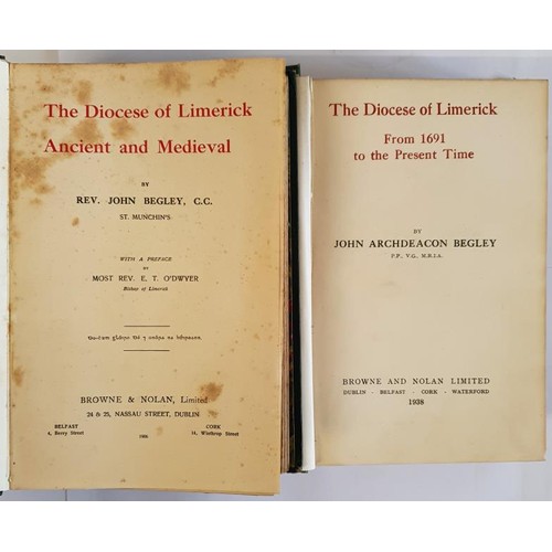 57 - Begley, J. The Diocese of Limerick, Ancient and Mediaeval. Dublin 1906, with Begley, Diocese of Lime... 