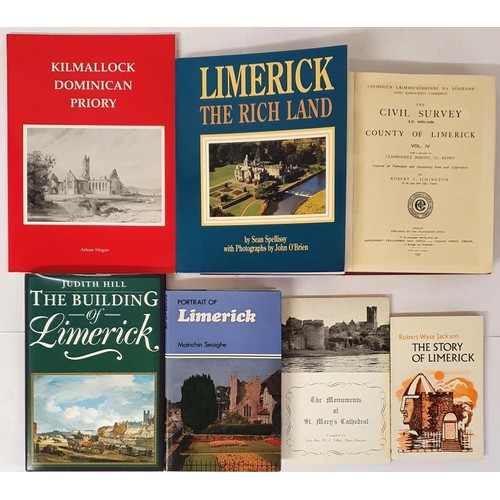 61 - Limerick: The Civil Survey County of Limerick Vol IV by R C Simington, 1938; Portrait of Limerick by... 