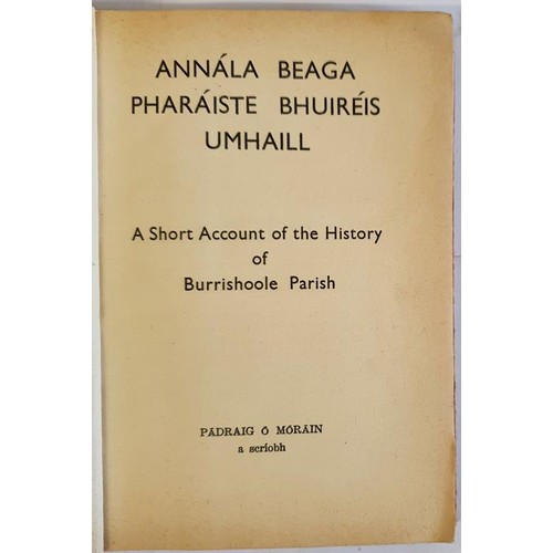 64 - O'Morain, Pádraig. Annála Beaga Pharáiste Bhuiréis Umhaill. A Short Acco... 