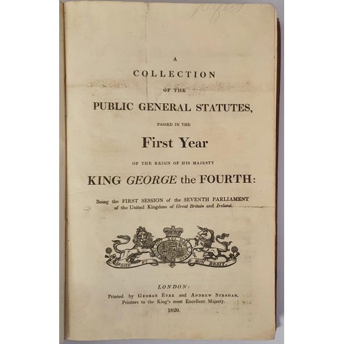 70 - A collection of the public general statutes passed in the first year of the reign of His Majesty Kin... 