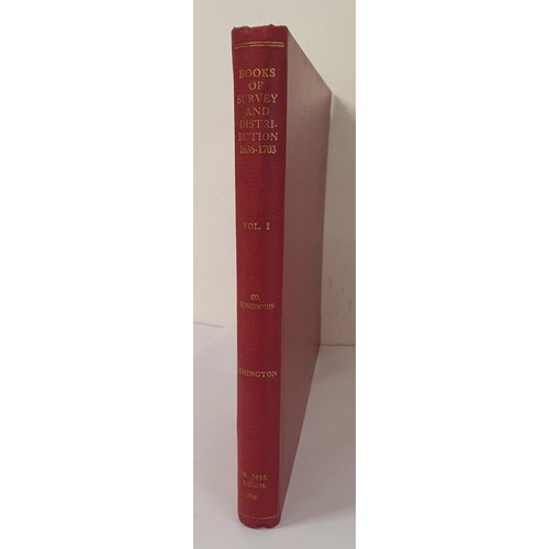 76 - Books of Survey and Distribution - Vol 1 County of Roscommon 1636 - 1703 Simington, Robert C. Publis... 