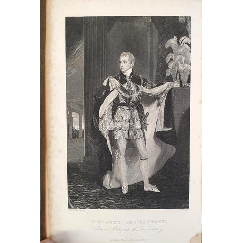 111 - Memoirs and Correspondence of Viscount Castlereagh, Second Marquess of Londonderry Vol 1-4.1848/49. ... 