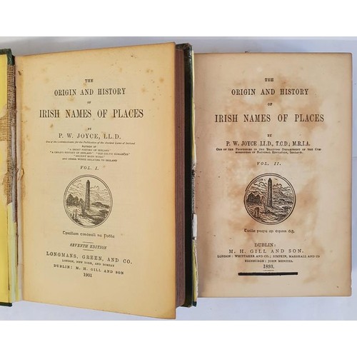 157 - P. W. Joyce. The Origin and History of Irish Names of Places. 2 volumes 1901/1893