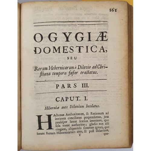 163 - O'Flaherty, Roderic. Ogygia: Seu, Rerum Hibernicarum Chronologia (Chronological Account of Irish Eve... 