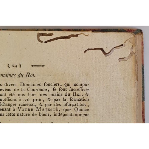 180 - Compte Rendue Au Roi, par M. Necker, Directeur général des Finances. Au mois de Janvier 1781. Imprim... 