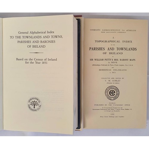 193 - General Alphabetical Index to the Townlands and Towns Parishes and Baronies of Ireland, 1861; A Topo... 