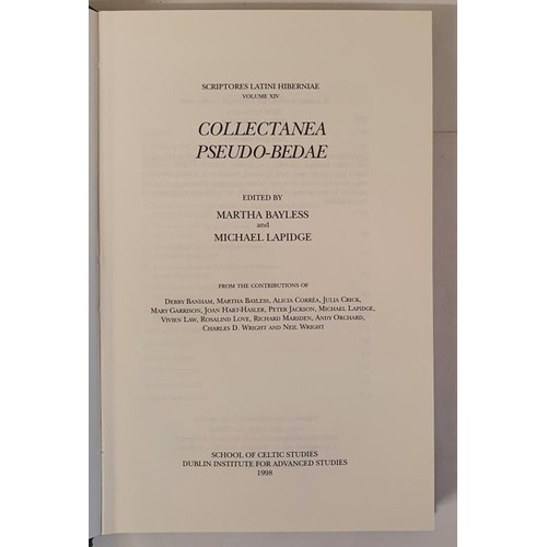 257 - Iohsnnis Scotti Erivgenae Carmina edited by Michael W Herren, 1993; Sancti Columbani Opera edited by... 