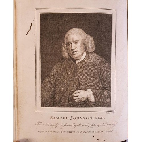 270 - Dublin Edition: Johnson (Samuel) A Dictionary of the English Language, 2 vols. thick 4to D. (R. Marc... 