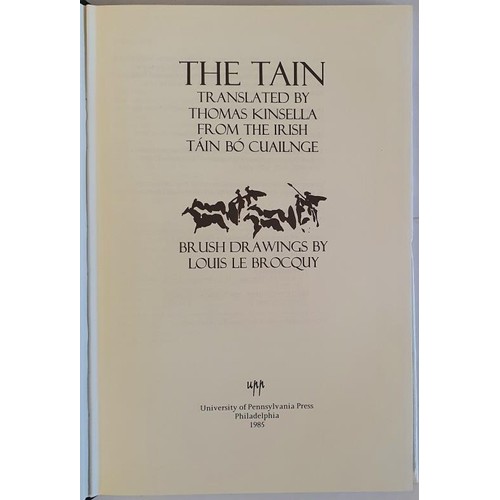 287 - 'The Tain' by Thomas Kinsella., University of Pennsylvania Press, 1985