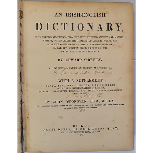 289 - An Irish-English dictionary: With copious quotations from the most esteemed ancient and modern write... 