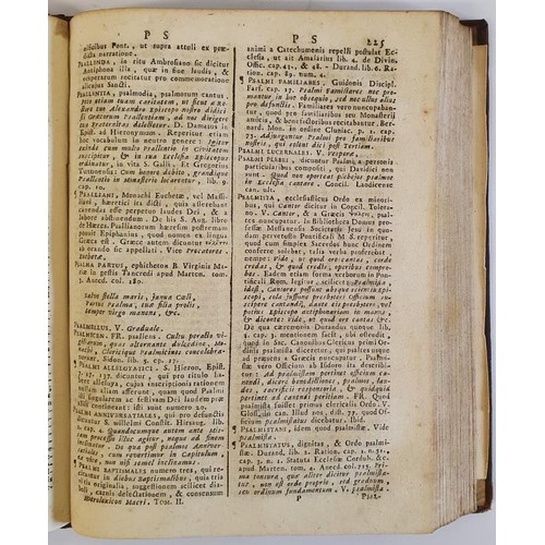 305 - Dominici Macri Melitensis Hierolexici sive Sacri Dictionarii. Editio Octava. Tomo II. ab M. usque ad... 