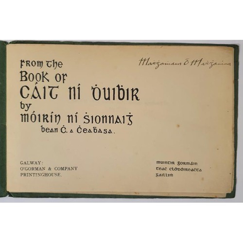 340 - From the Book of Cáit Ní Dhuibhir - Móirín Ní Shionnaigh, , Bean ... 