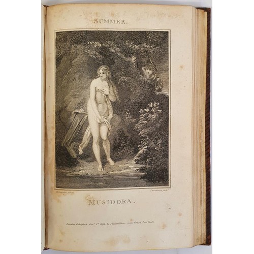 360 - The Seasons Thomson, James, London, 1793. Full leather.  Printed for A. Hamilton, Grays Inn Gate, Ho... 