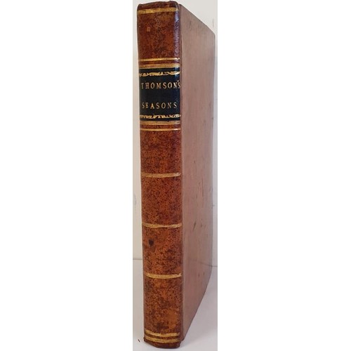 360 - The Seasons Thomson, James, London, 1793. Full leather.  Printed for A. Hamilton, Grays Inn Gate, Ho... 