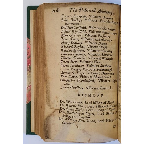 375 - Political Survey of Ireland, 1672 Petty. Sir William Petty's Published by Brown, Mears, Clay & H... 