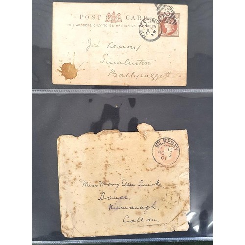 441 - Kilkenny Postal History. Includes some of Kilkenny’s earlies postcards, dated 1887, variety of... 