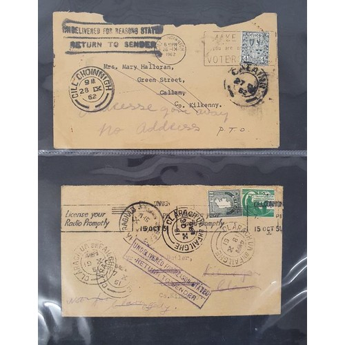 441 - Kilkenny Postal History. Includes some of Kilkenny’s earlies postcards, dated 1887, variety of... 