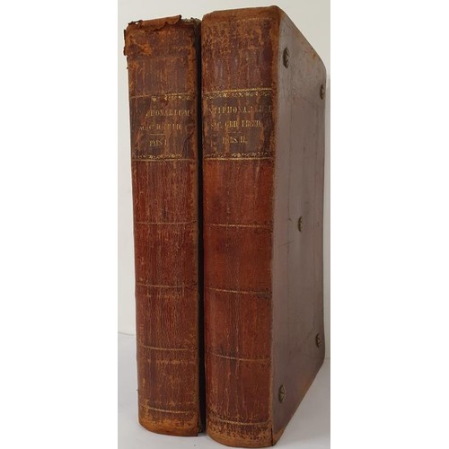 463 - ANTIPHONARIUM juxta ritum Sacri Ordinis Praedicatorum, 1862 Vol 1-2. Full calf tooled leather. 5 bra... 