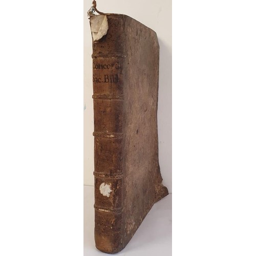 469 - Early vellum binding - Bibliorum Sacrorum CONCORDANTIAE Vulgatae Editionis ad Recognitionem IVSSV SI... 