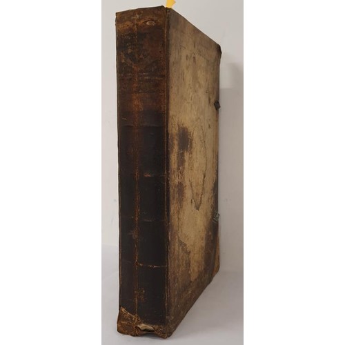 470 - 18th Century Bound Volume of Russian origin with elaborate blind stamp with elaborate blind stamped ... 