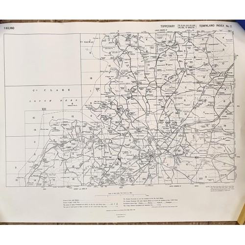 553 - A Large Collection of Ordnance Survey Maps covering counties in Munster/ Ulster, Connaught - Clare, ... 