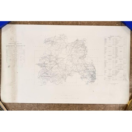 554 - A Large Collection of Ordnance Survey Maps covering most counties in Leinster. Meath, Kings County, ... 