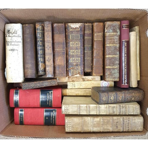 568 - Box of Antiquarian Titles c 18