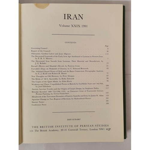 569 - IRAN, Vol 1-24 consecutive. Vol 29- 32. ALL these Volumes are beautifully bound. Vol 35-43 are soft ... 