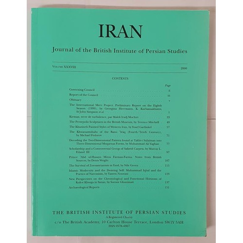 569 - IRAN, Vol 1-24 consecutive. Vol 29- 32. ALL these Volumes are beautifully bound. Vol 35-43 are soft ... 