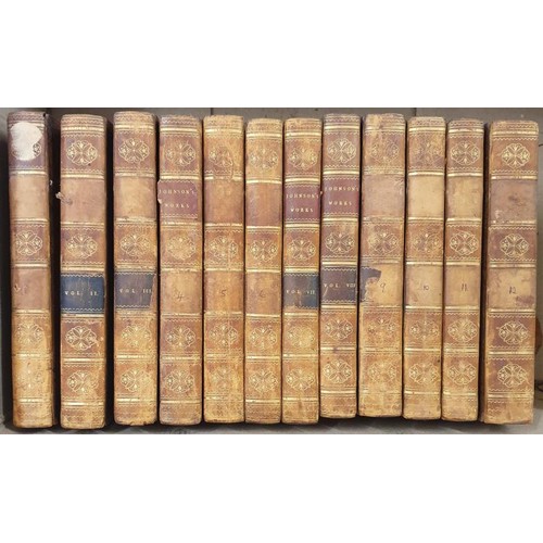 571 - The Works of Samuel Johnson in twelve volumes, London, 1806. A nice set in contemporary calf.