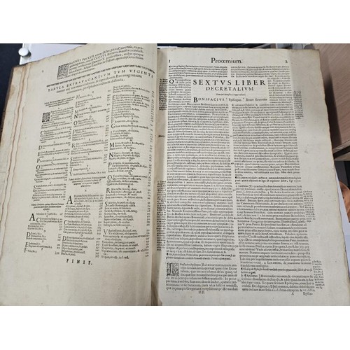 461 - Canon Law - Liber Sextus Decretalium D. Bonifacii Papae VIII....; Decretales D. Gregorii Papae IX...... 