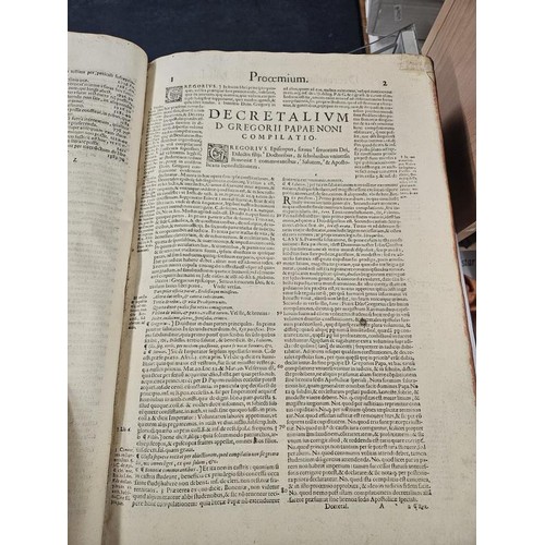 461 - Canon Law - Liber Sextus Decretalium D. Bonifacii Papae VIII....; Decretales D. Gregorii Papae IX...... 