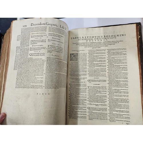 461 - Canon Law - Liber Sextus Decretalium D. Bonifacii Papae VIII....; Decretales D. Gregorii Papae IX...... 