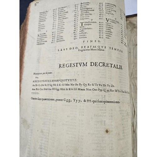 461 - Canon Law - Liber Sextus Decretalium D. Bonifacii Papae VIII....; Decretales D. Gregorii Papae IX...... 