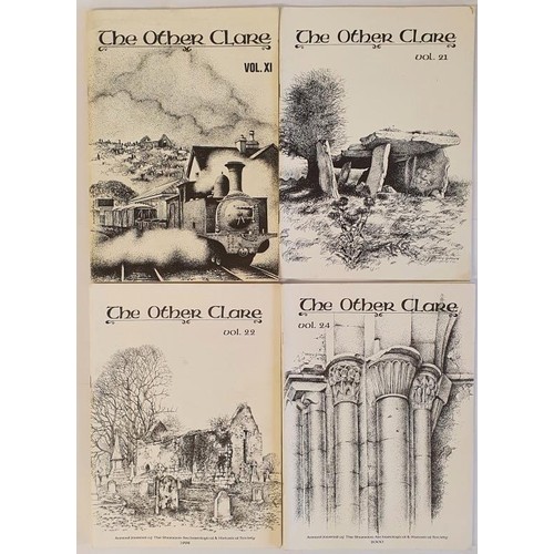 4 - County Clare interest. 4 issues of the Other Clare, the county’s premier historical journal.Vo... 