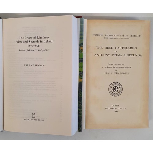 50 - The Priory Of Llanthony and Secunda by Arlene Hogan, 2008, 1st Ed: The Irish Cartularies Llanthony P... 