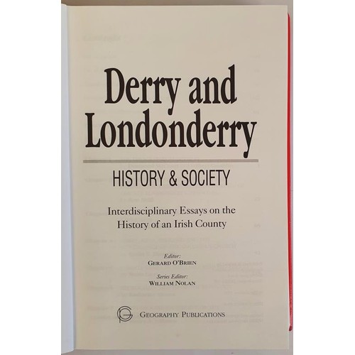 82 - Derry and Londonderry: History & society : interdisciplinary essays on the history of an Irish c... 