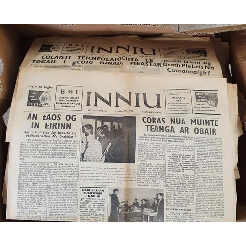 109 - Inniu. Nuachtán na nGael. 1963-1983 period. a most influential Irish language newspaper which... 