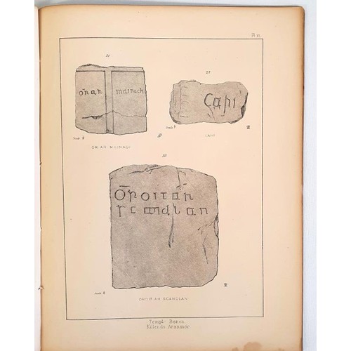 125 - Petrie, George. Stokes, Margaret, Edit. Christian Inscriptions in the Irish Language, a collection o... 