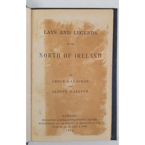 145 - Lays and legends of the North of Ireland - Cruck-a-Leaghan and Slieve Gallion [Dugald Macfadyen and ... 