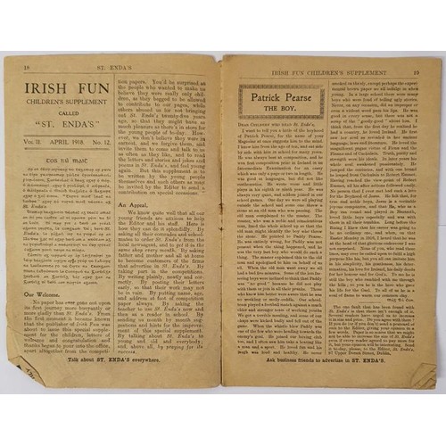 146 - St Enda's Magazine For Children edited by Brian O'Higgins April 1918. Vol II No 12