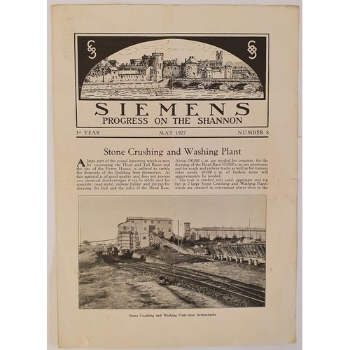 153 - [Shannon Scheme] Siemens. Progress on the Shannon. First Year May 1927. illustrated. contemporary pr... 