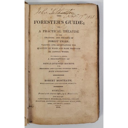 160 - The Forester's Guide or A Pratical Treatise of the Training and Pruning pf Forest trees by Robert Mo... 