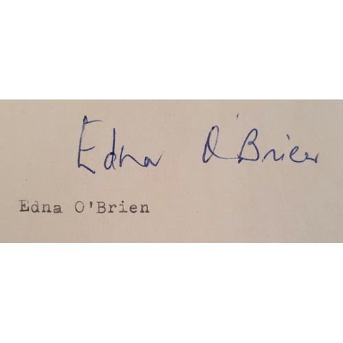 193 - Edna O’Brien signed letter from 1971, in answer to a correspondent asking her opinion to the g... 