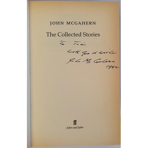 198 - The Collected Stories by John McGahern, Published by Faber & Faber, 1992. SIGNED First Edition. ... 