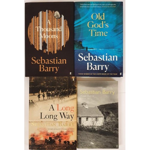 205 - Sebastian Barry – Annie Dunne & Old God’s Time, both signed by the author and both F... 