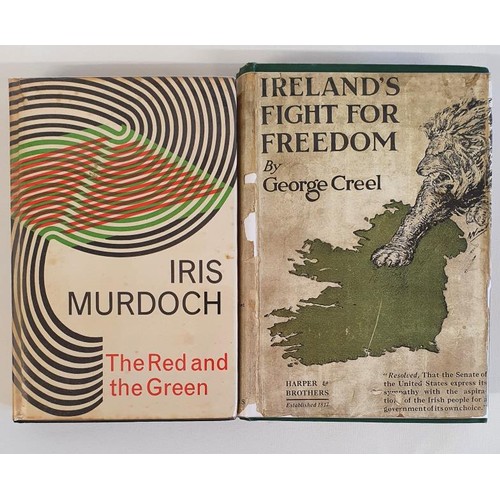 212 - Republicanism Interest: The Red and The Green by Iris Murdoch, 1965, 1st Ed: Ireland's Fight For Fre... 