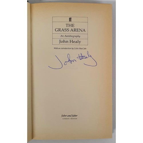 214 - The Grass Arena – John Healy. Published 1988. First UK Edition, First Printing. Signed by John... 