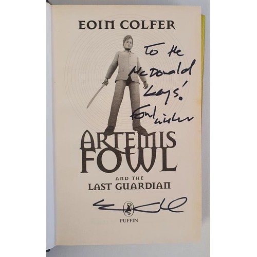 217 - Eoin Colfer: Complete Set of Artemis Fowl: Artemis Fowl, 2001; The Artic Incident, 2002; The Eternit... 