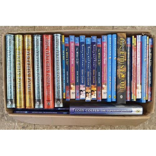 219 - Box of Eoin Colfer First Editions- all are first printings including his scarce first three books th... 